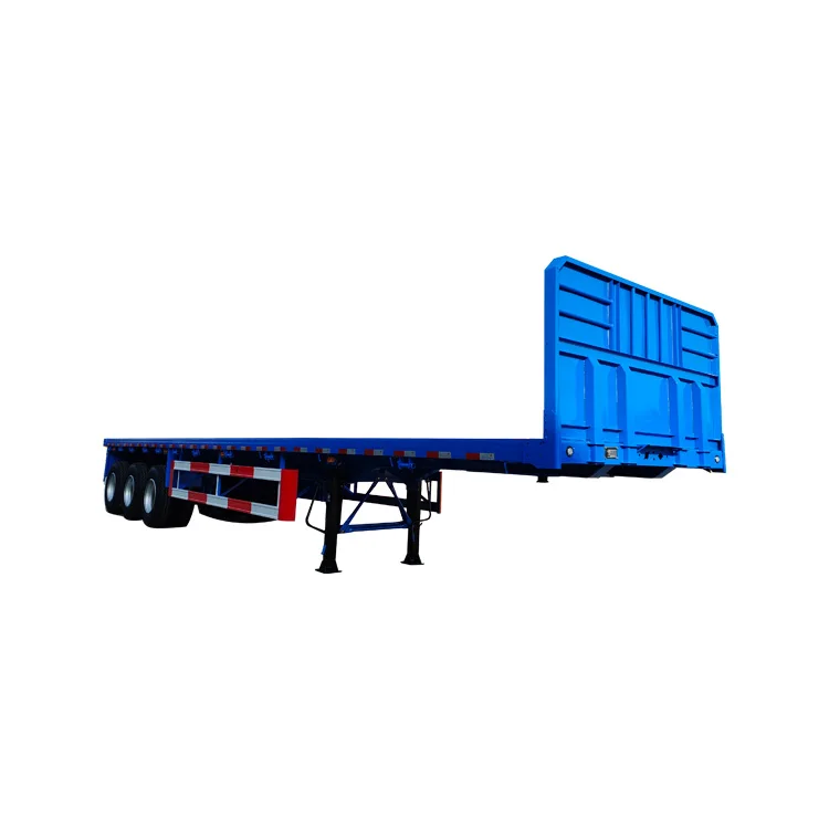 Low Prices Tri-Axle Flatdeck Semi Trailer 30T Flatbed Trailers