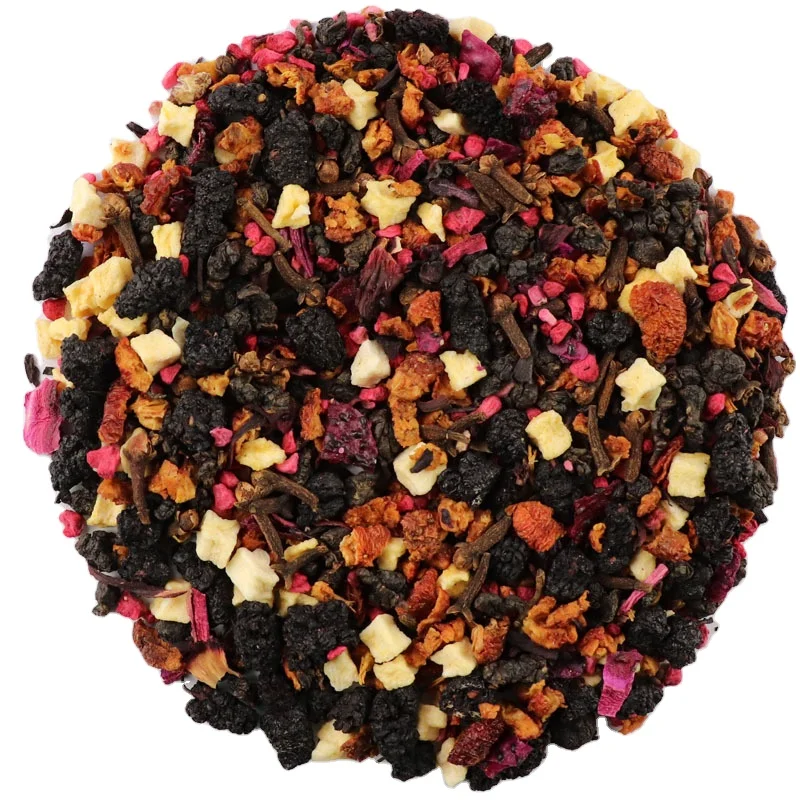 Hot sale Chinese dried fruit tea Syringa, Cranberry, dragon fruit, roselle, mulberry for both cold drink and hot drink