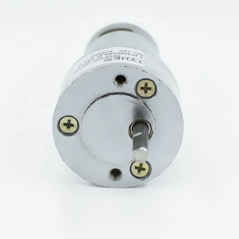 OEM High-Torque Low-RPM 50mm PMDC DC Gear Reductor Motor 9v 12v 24v 50kgfcm 5nm 25w 10w 60rpm 500rmp for Fans CE RoHS Certified