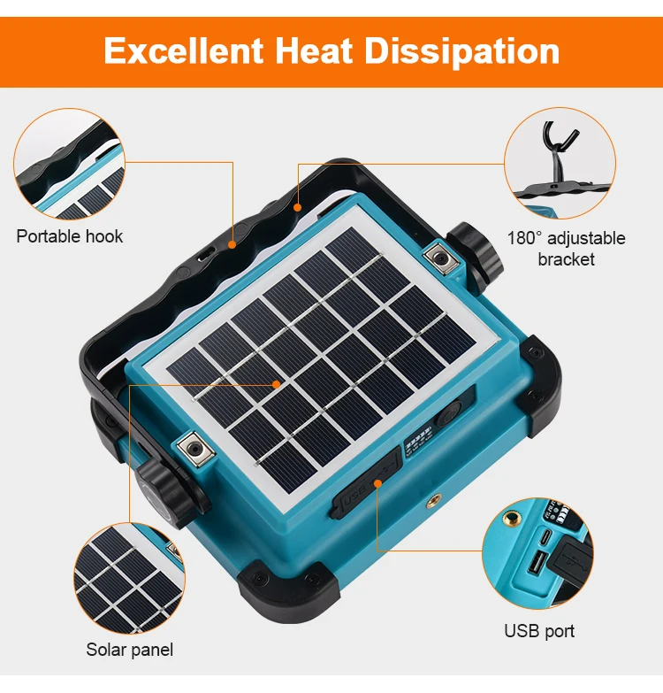 High Quality Competitive Price Solar Flood Light Energy Saving Led Solar Panel Flood Light