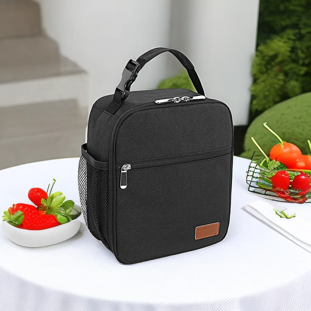 Wholesale Custom Cooler Bags Food-Grade Polyester Insulated Lunch Box Mesh Tote Picnic Bag Cartoon Pattern Waterproof