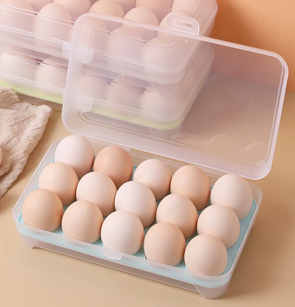 Hot Refrigerator Egg Dispenser Storage Box Drawer Refrigerator Egg Rack Type Egg Container