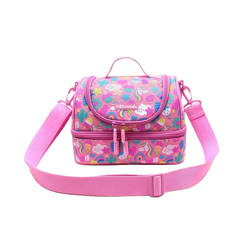 Известные бренды, Заводская портативная детская многоразовая сумка-Ланч-бокс, изолированные ланч-пакеты, фабричное производство