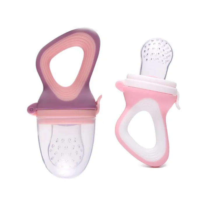 100% Food Grade Silicone Infant Training Teether Baby Fresh Food Feeders BPA Free Baby Feeder