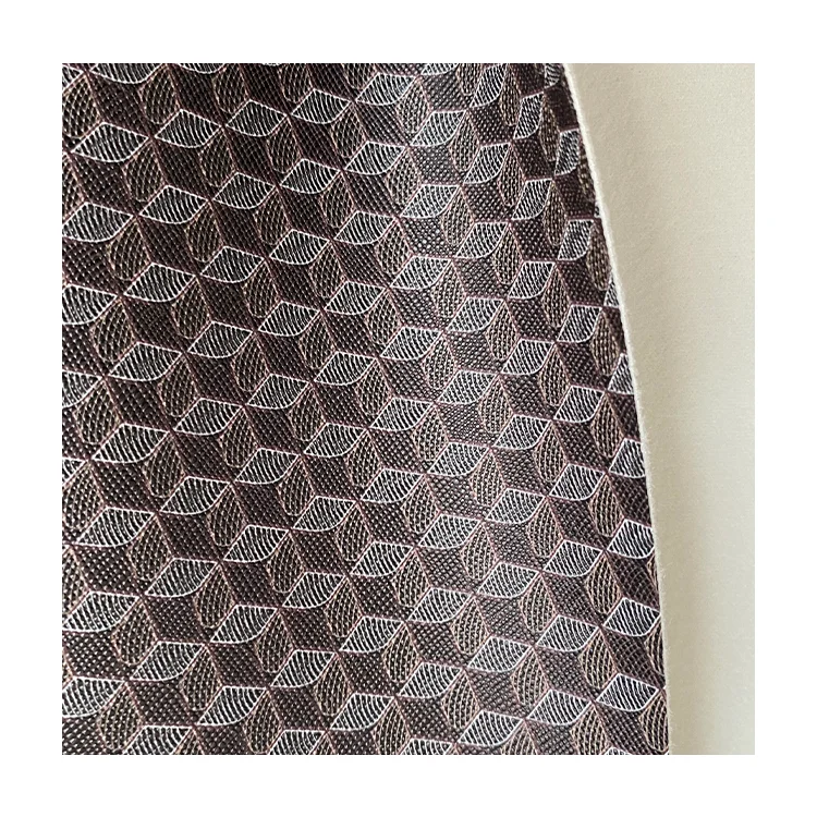 Wholesale 3D printed vinyl faux artificial synthetic PVC leather fabric for home textile bows bag