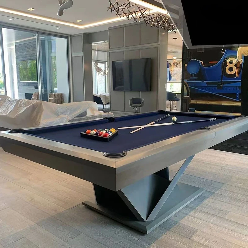 High Quality Billiards Designs Slate Bed Pool Billiard Table for Sale Factory Custom Modern 7ft 8ft 9ft luxury Billiard Table