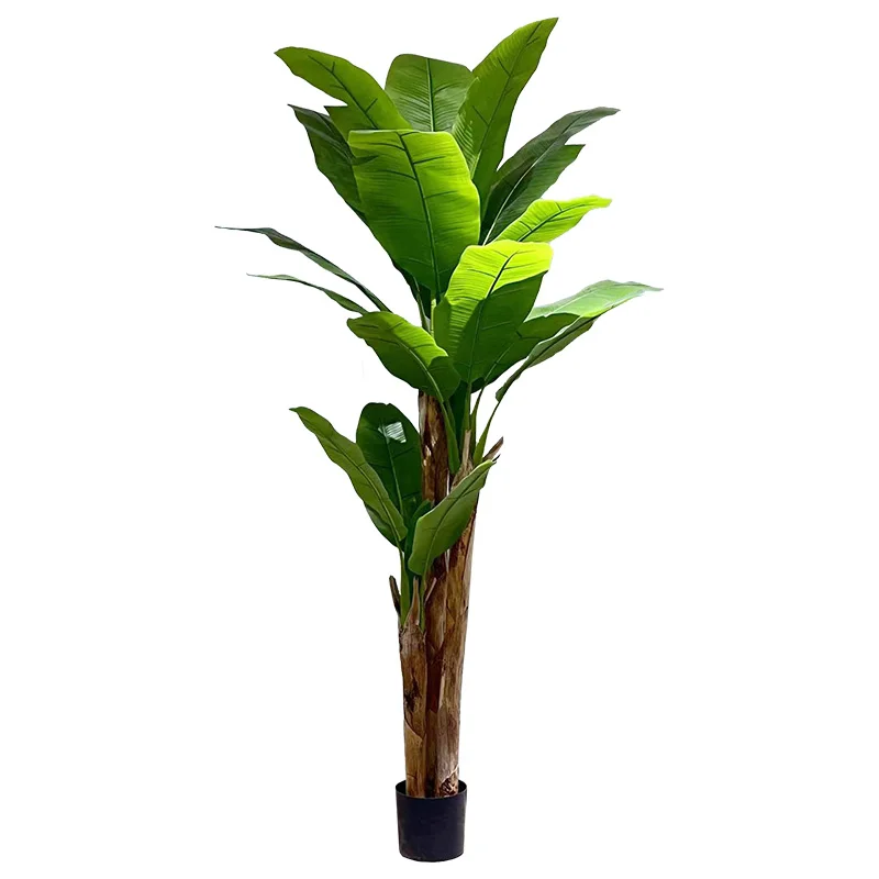Wholesale cheap coconut potted tree artificial tree plants faux plastic palm tree for Wedding Garden Indoor Outdoor Decoration