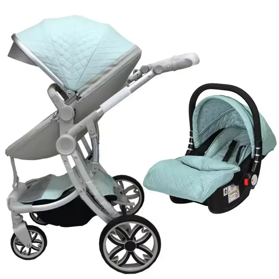 Hot Selling China New Born Luxury Egg Shape Foldable Baby Stroller 3 in 1 for 0-3 years