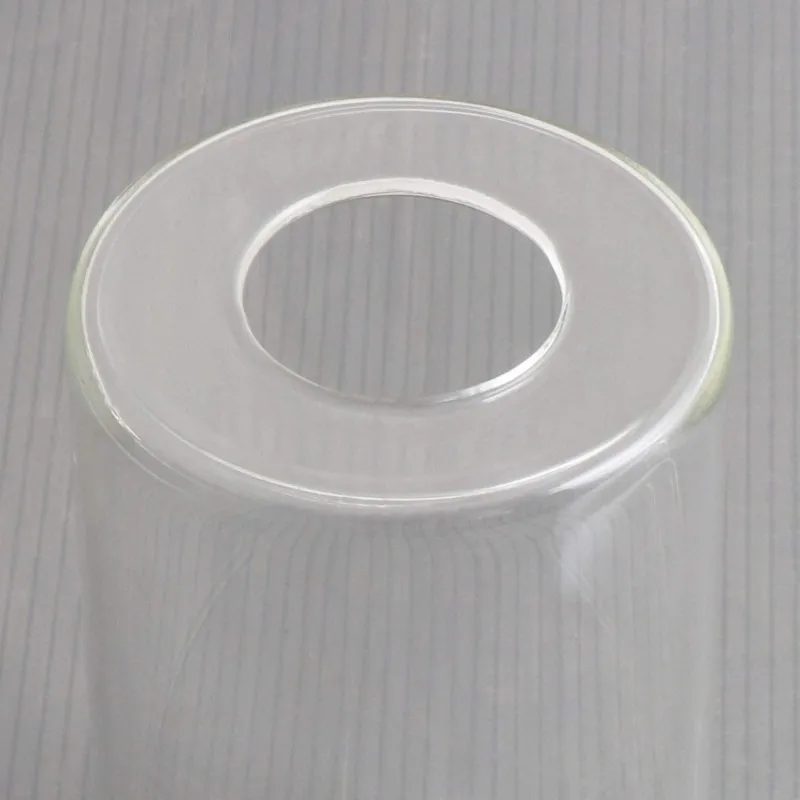 Clear Glass Shade Cylinder Light Fixture Replacement Globe or Cover for Chandelier Wall Sconce Pendant Light
