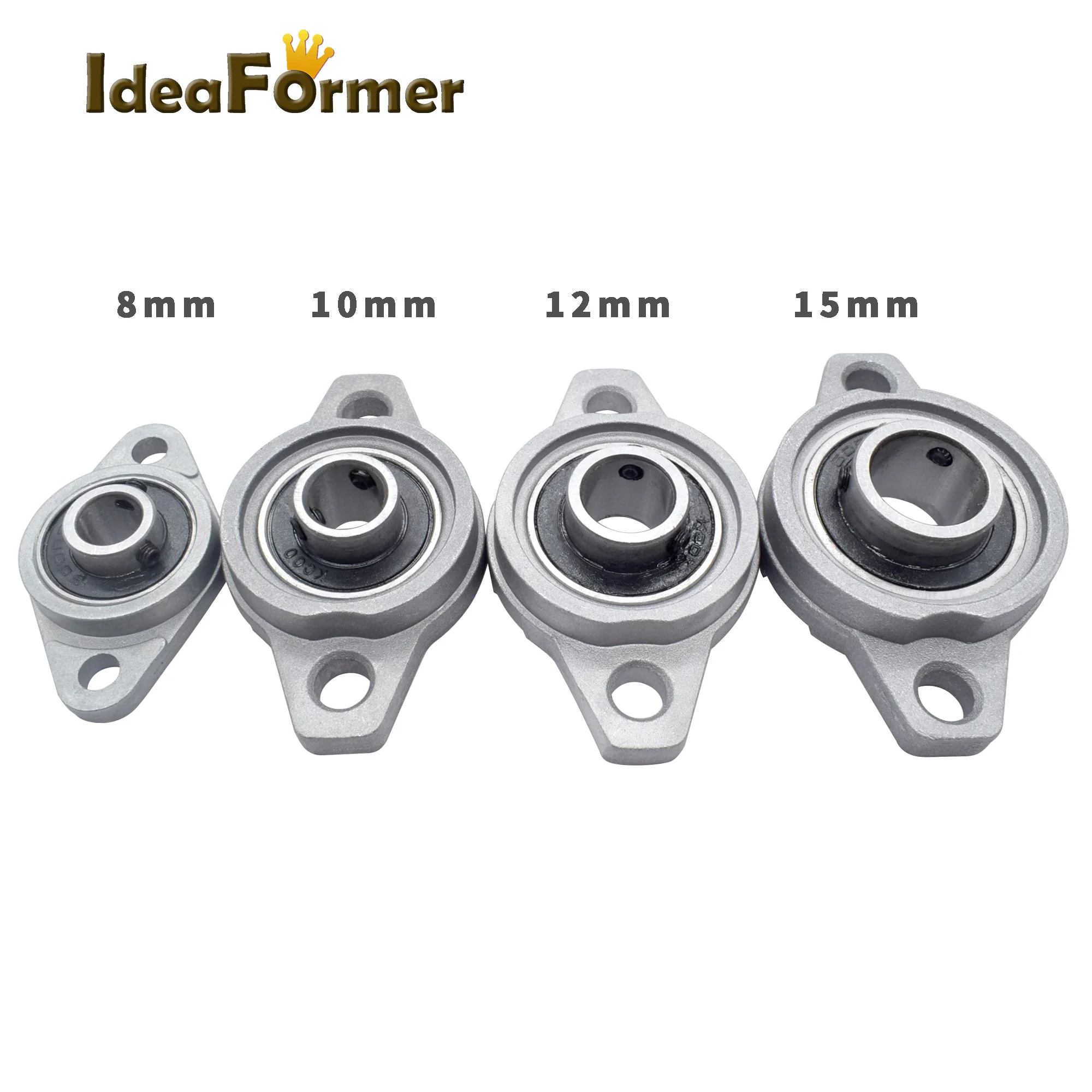 3D Printer KFL08/10/12/15 Horizontal Lead Screw Support base Bore 8/10/12/15mm 3D Printer Parts