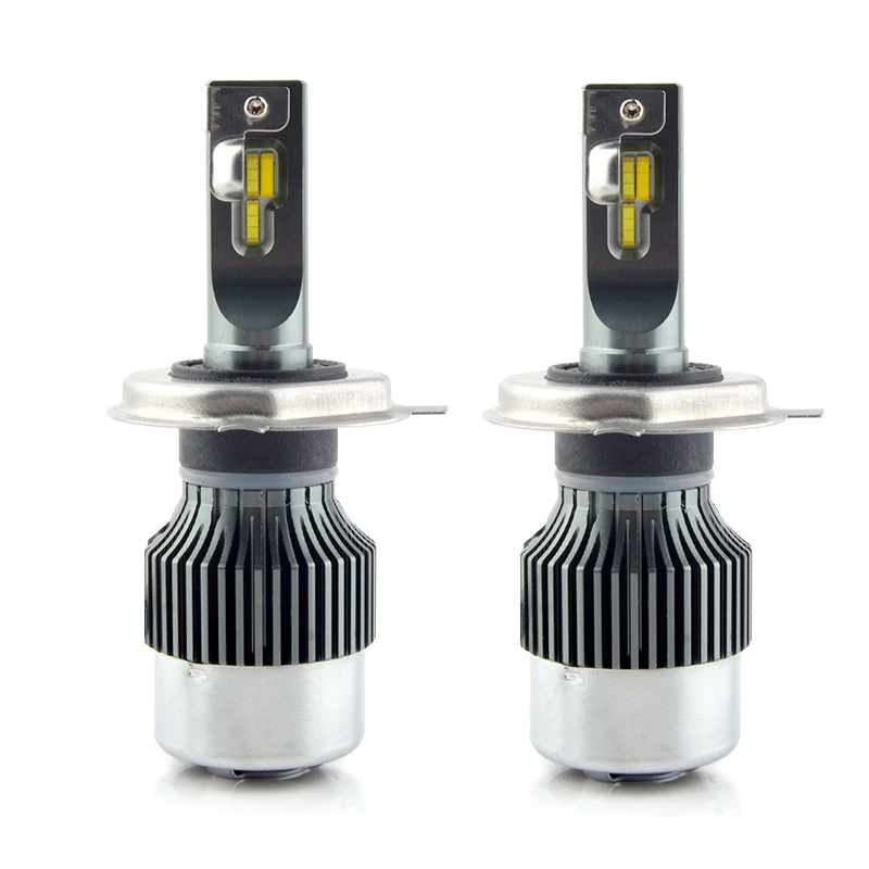 3 Colors Temperature 3000K 4500K 6000K White Yellow DRL Safe Driving Lights Car LED Headlight H4 LED Fog Light