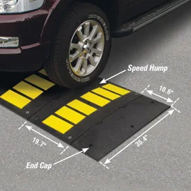 heavy duty rubber tire stopper tope llanta garage wheel stoppers road speed bump