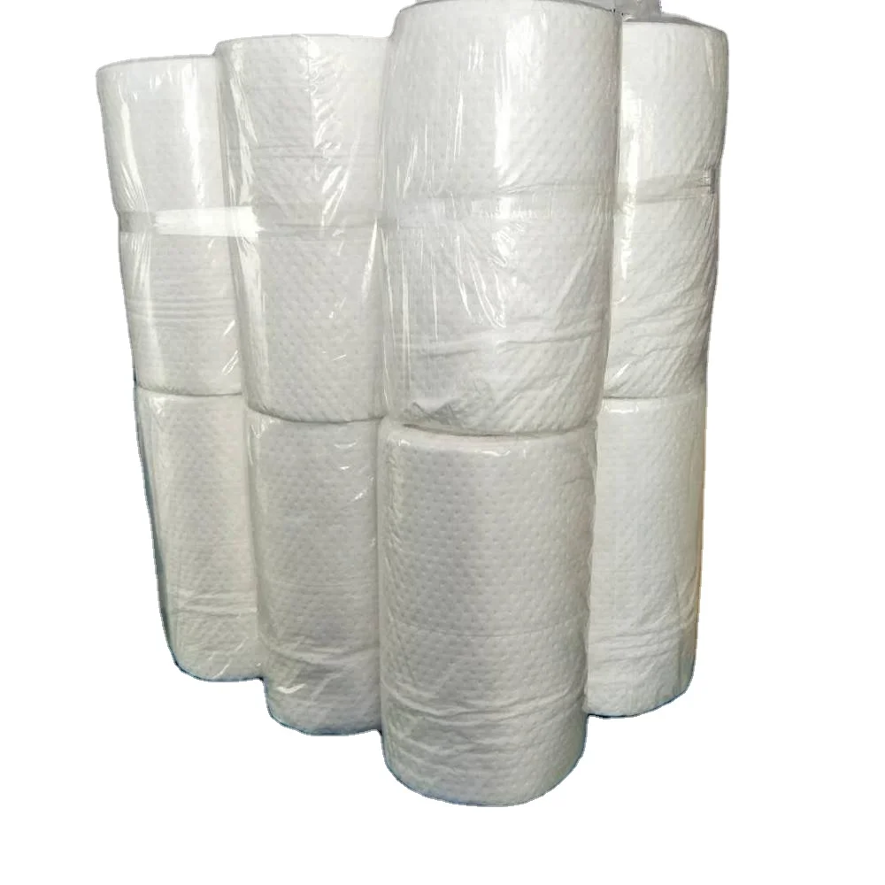 Белый перфорированный масляный впитывающий рулон для утечки масла