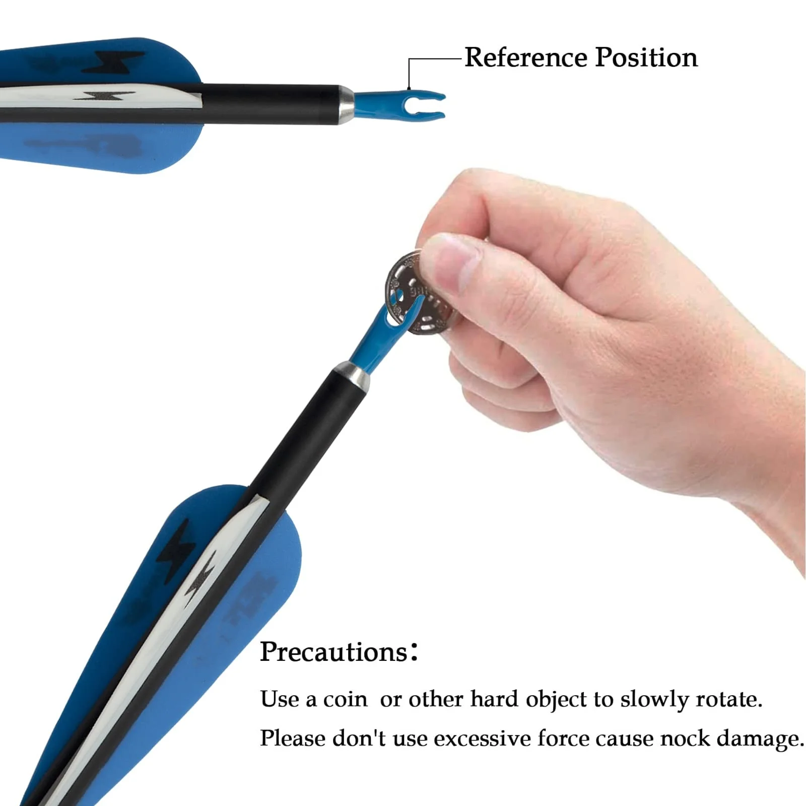 Threaded 7.8mm Target Arrow 100 Grains Pointed Practice for Shooting(12pc)