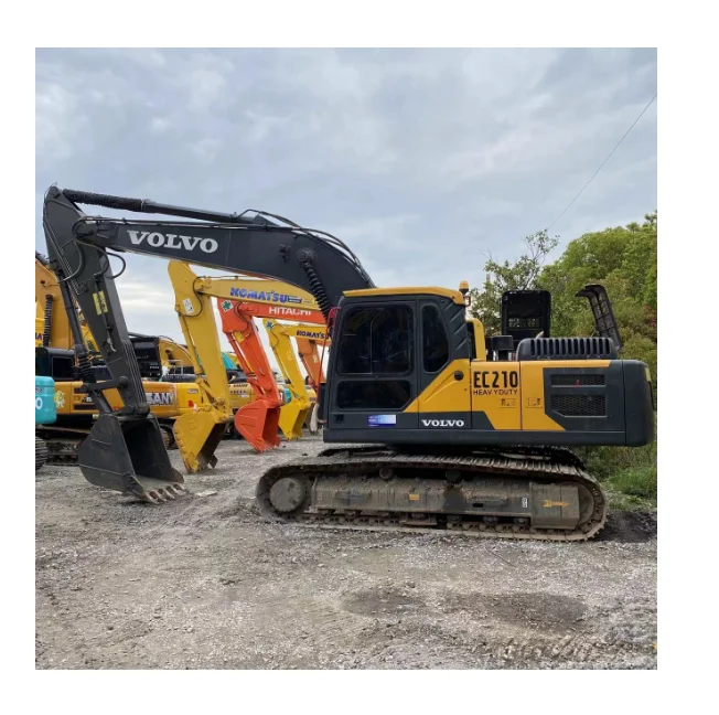 First-Class 21 Ton VOLVO EC210 Crawler Excavator Used with Quality Assurance Excellent Gearbox for Construction Machinery