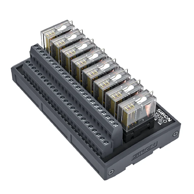SiRON Y435-O Applied in PLC DC24V Electromagnetic Relays 8 Channel 2C Power Relay Module