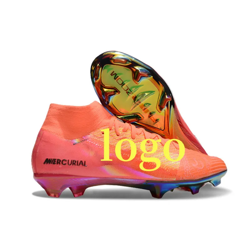 Assassin 16 Built in Full Air Cushion Waterproof Knitted Plated Bottom Luminous Surface FG Football Shoes