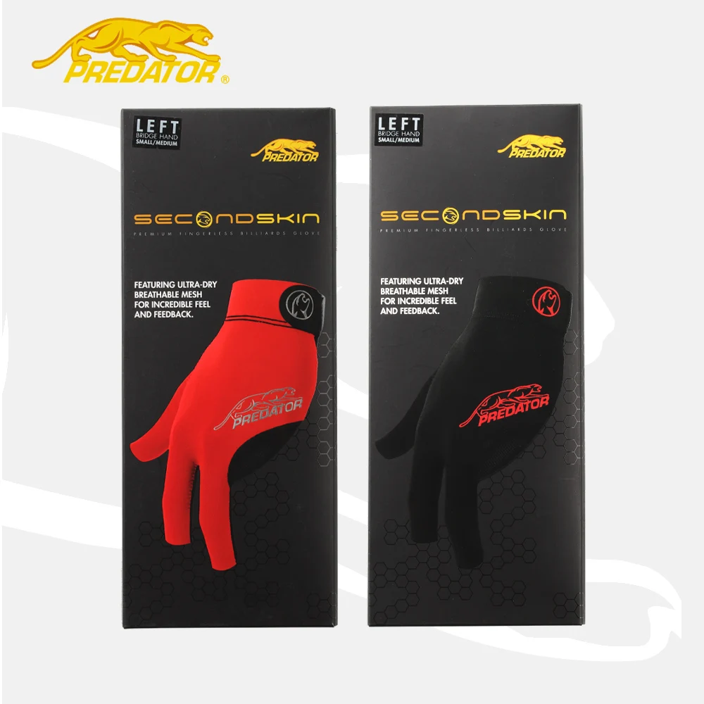PREDATOR Billiard Gloves Non-slip Lycra Fabric Pool Gloves Snooker Glove Billiard Accessories
