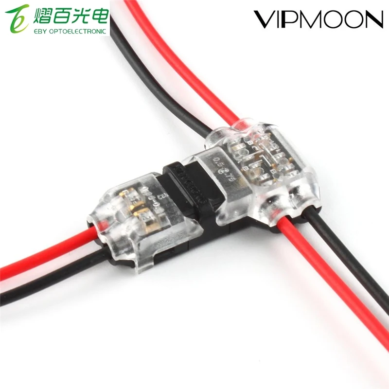 5/10pcs I/T Type 1pin 2pin Quick Splice Scotch Lock Wire Connector for Terminals Crimp 22-18AWG Wiring LED Strip Car Audio Cable