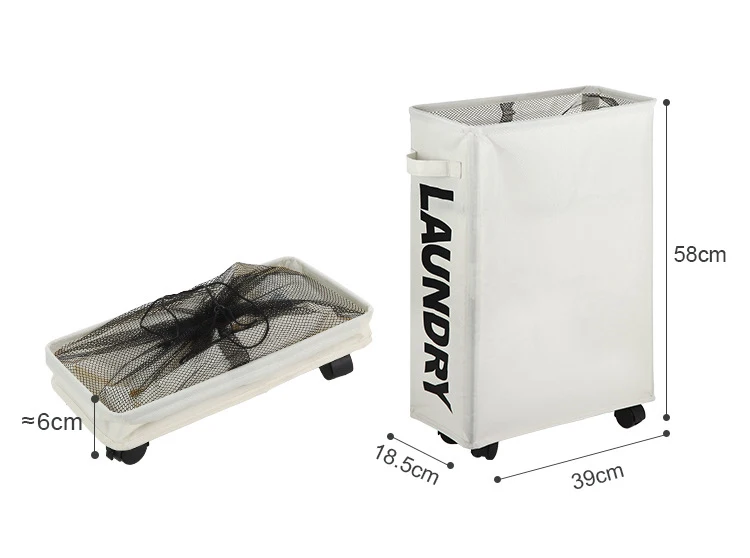 Bedroom gap available sundries clothes storage basket oxford cloth single-grid laundry basket