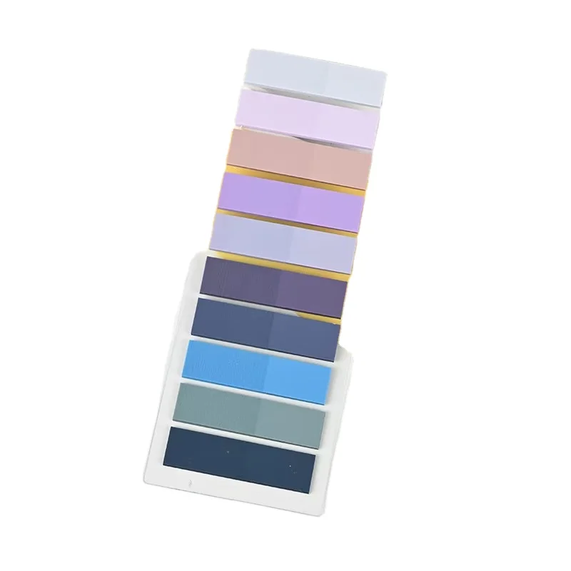 PET Colorful Sticky Notes Blank Memo Pad In Stock Low MOQ Color Notes For Studying Meeting Home Working