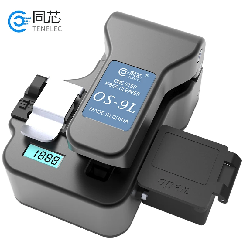 Tenelec OS-9L One Step Cleaver Hot-sale Long Blade Life Optical Fiber Cleaver FTTH, решение FTTx