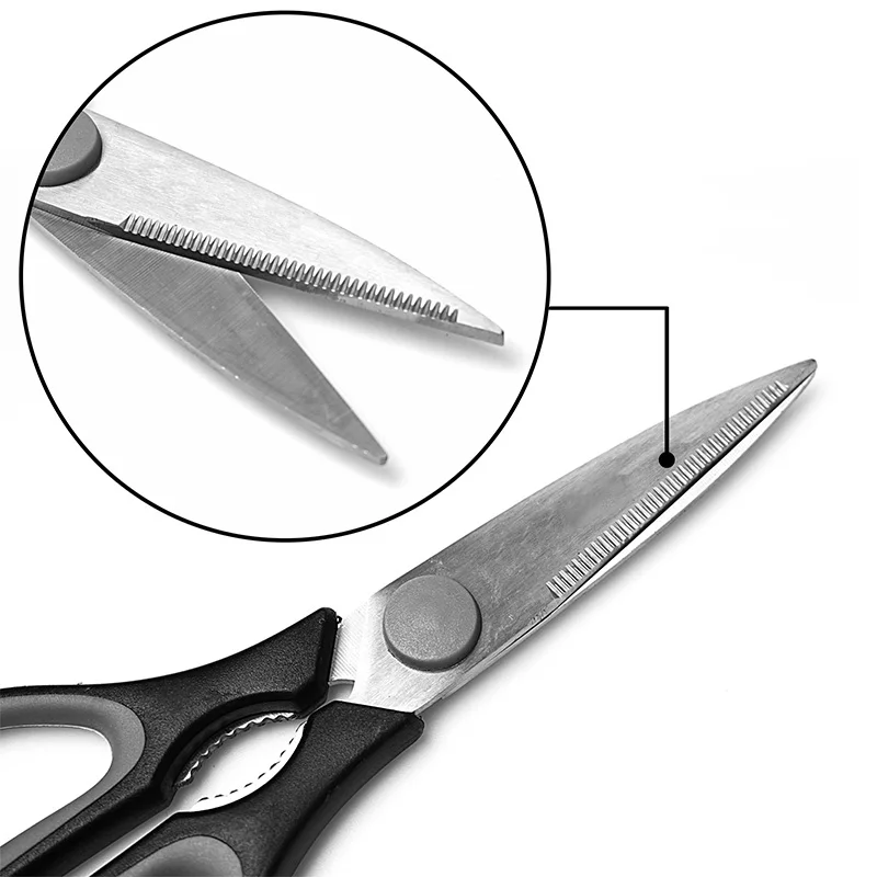 
Heavy Duty Multi Shear Multipurpose Kitchen Food Scissors with Cover for Office Home Cutting 