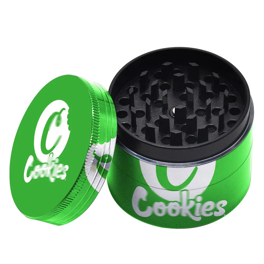 2024 New Herb Grinder 55MM 4Parts Aluminum Smoking Accessories NO MOQ Wholesale Custom Metal Herb Grinder