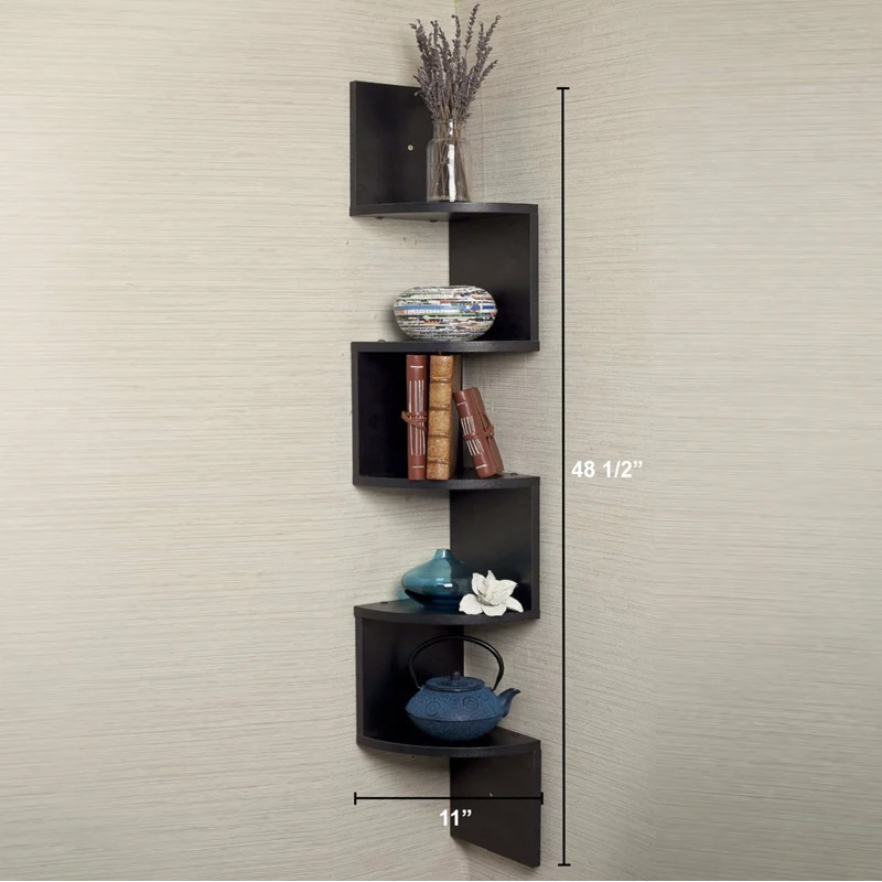 Durable and beautiful home floating wall mounted wall corner shelf