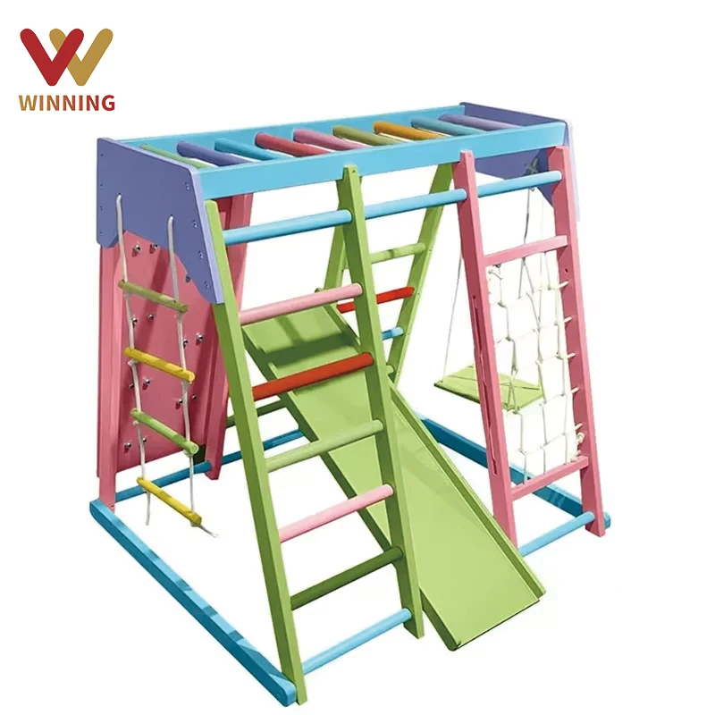 Toddler Climbing Indoor Playground Indoor Climbing Frame Customized Indoor Climbing And Slide Play