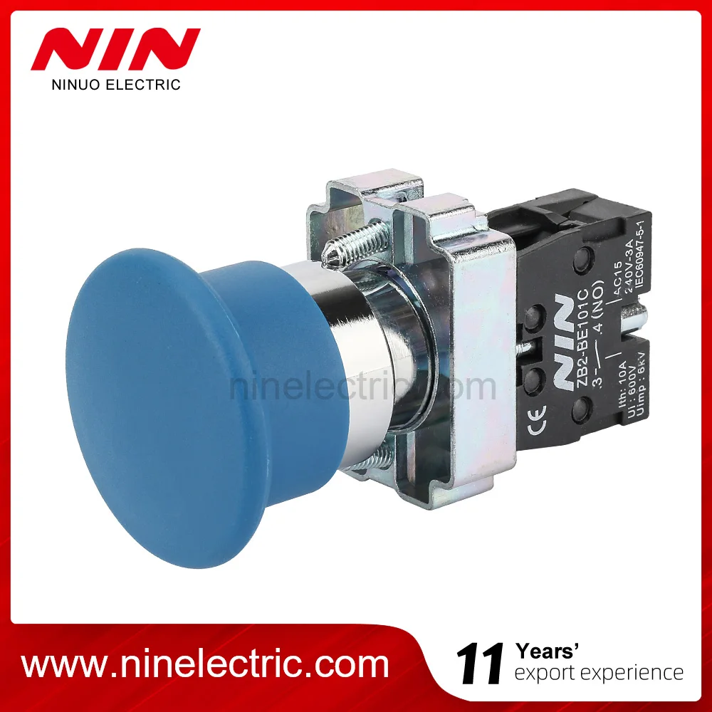 XB2-BC31 XB2-BC42 XB2-BC21 XB2-BC51 XB2-BC61 Momentary Mushroom Push Button Switch 1 NO 1 NC