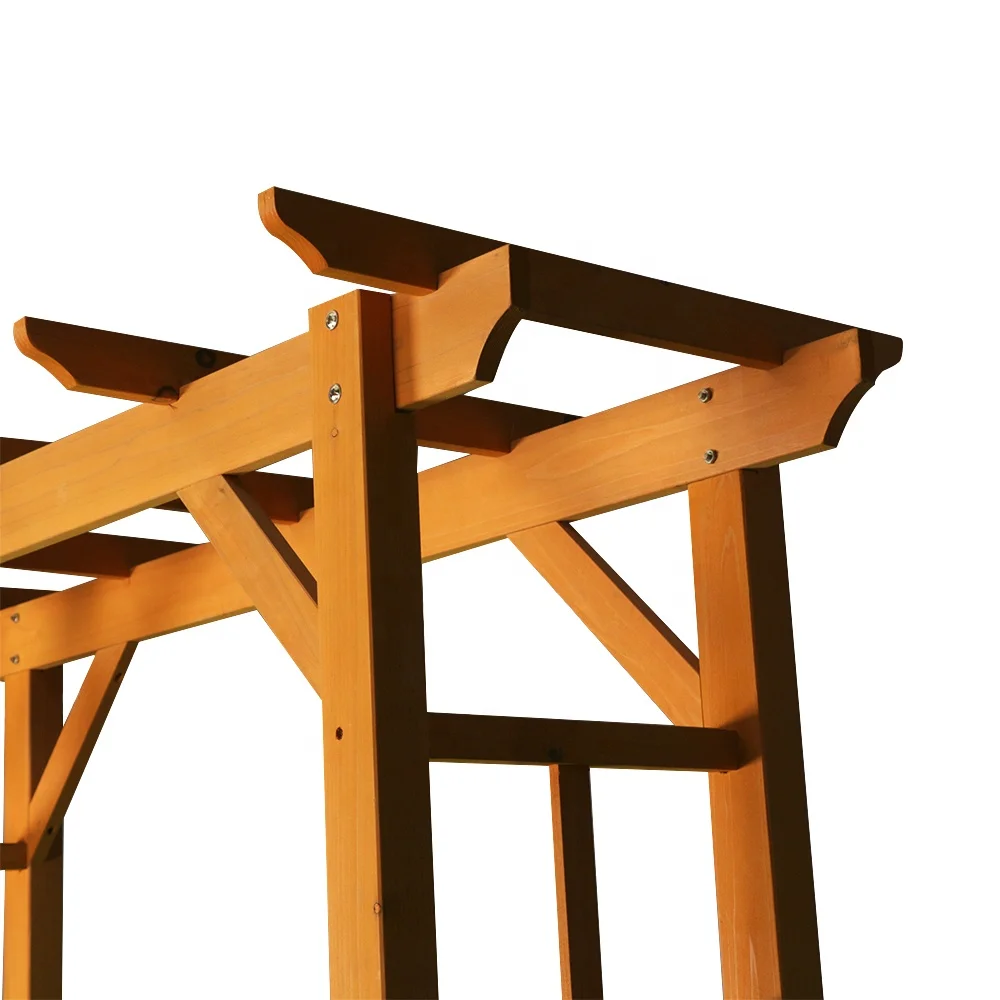 Factory price garden arches wooden garden buildings arch outdoor garden trellis arch