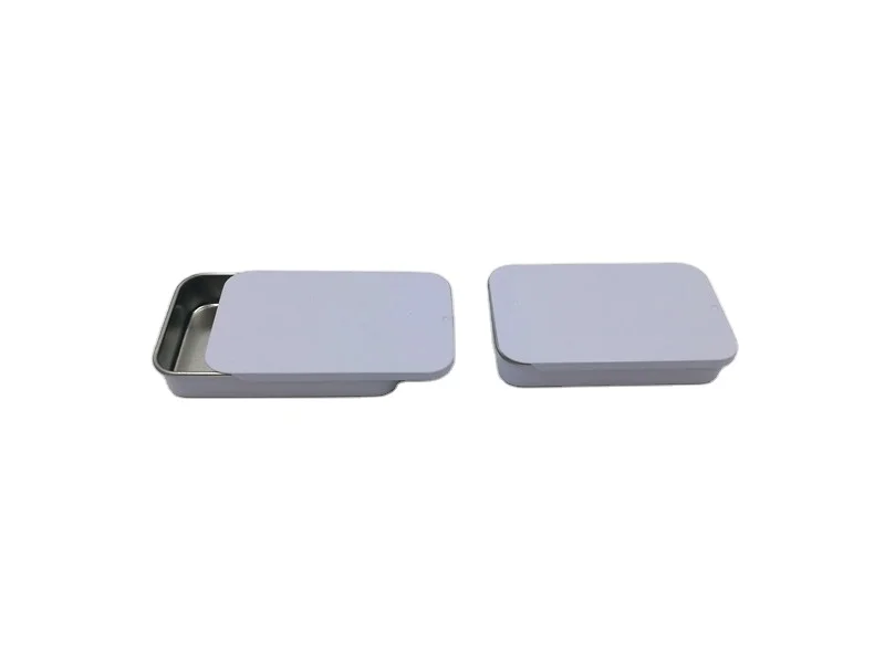 80x50x15mm sliding tin box mint tin box with sliding lid  brow soap packaging box