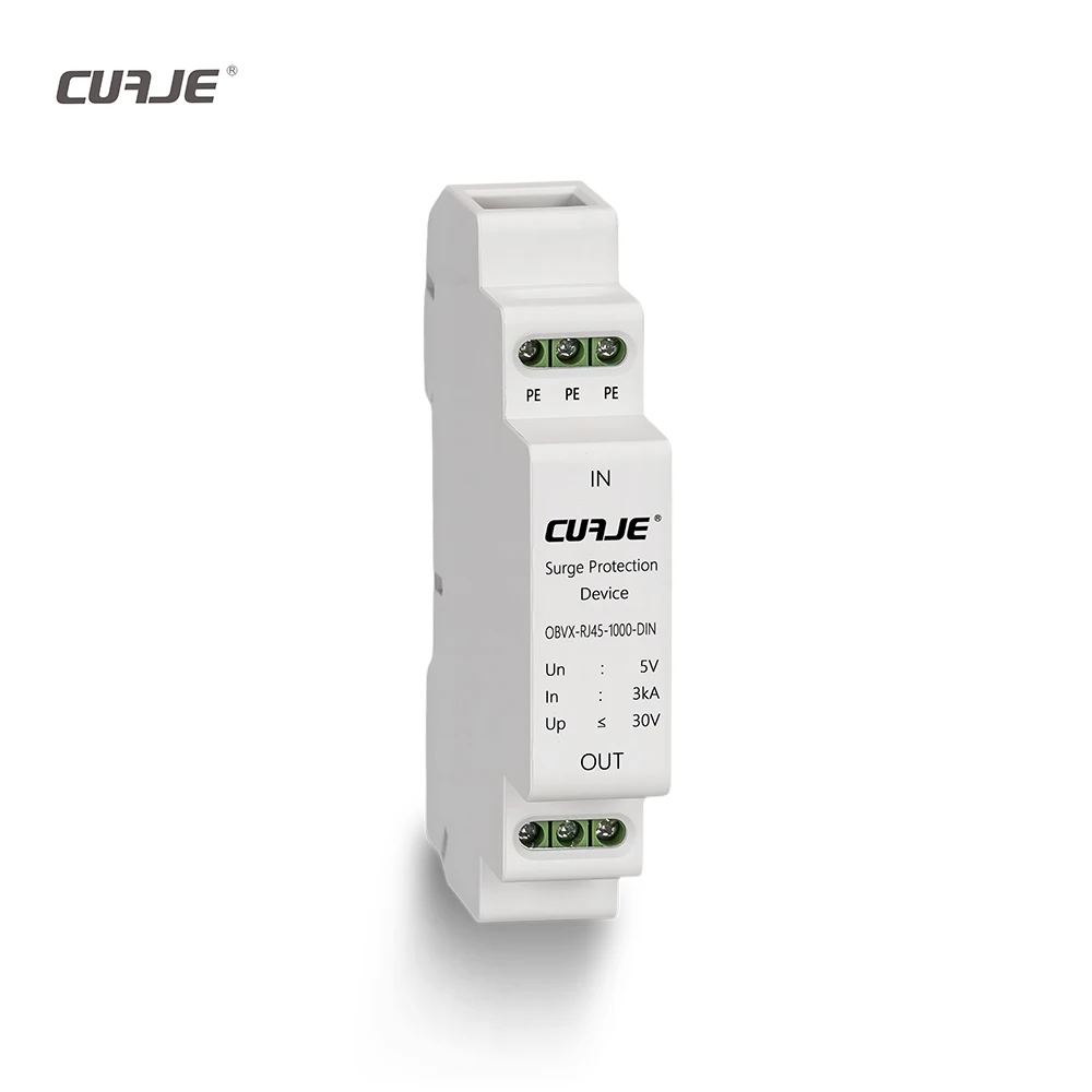 Устройство для защиты от перенапряжения 1000POE, надежное сетевое защитное устройство RJ45 для повышения безопасности Ethernet