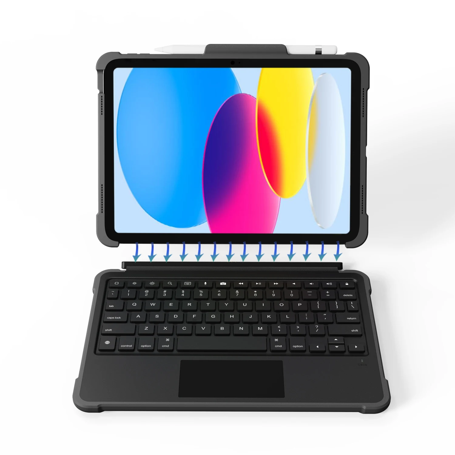 Smart connector Keyboard Designed for iPad 10th Gen(2022-10.9inch)