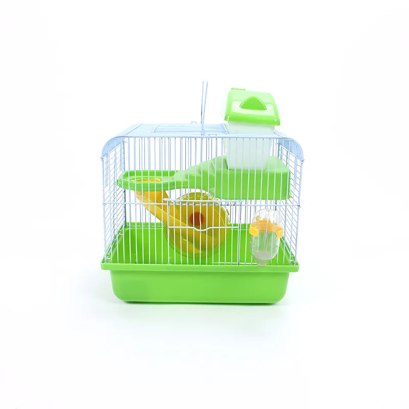 Golden Bear Cage Double Deck Deluxe Hamster House Toy Castle