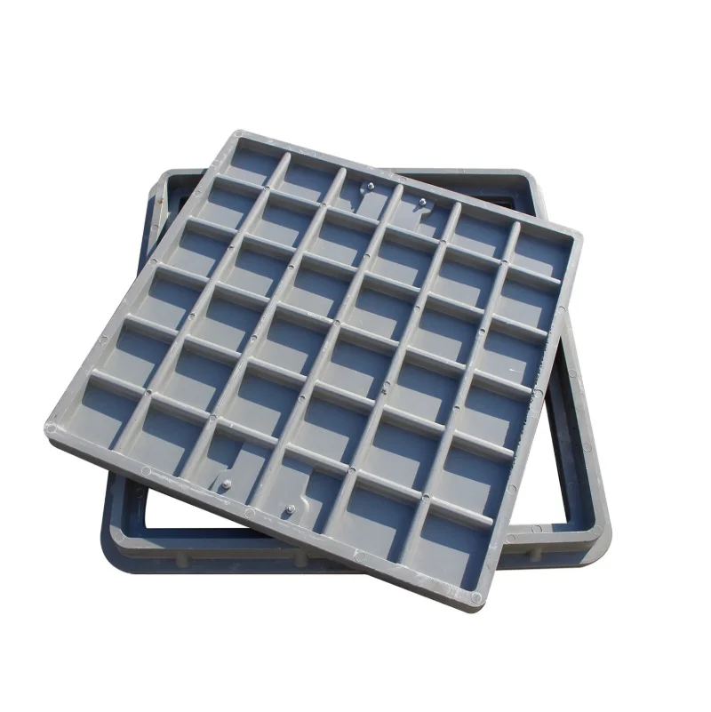 SMC/BMC Compression mold Plastic manhole cover composite material Square Manhole Covers for Road Construction