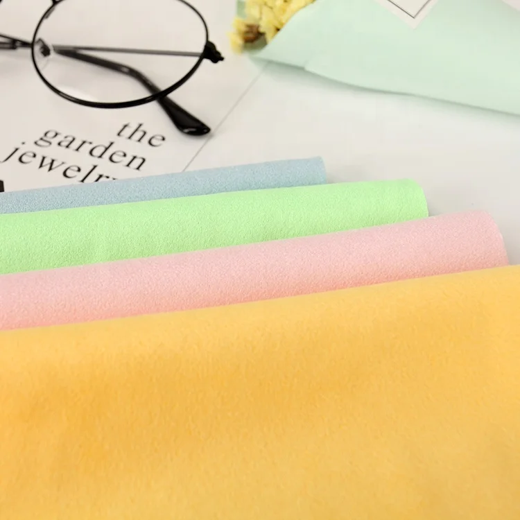 Ткань из микрофибры для чистки ювелирных изделий/часов/камеры/телефона с пользовательским логотипом