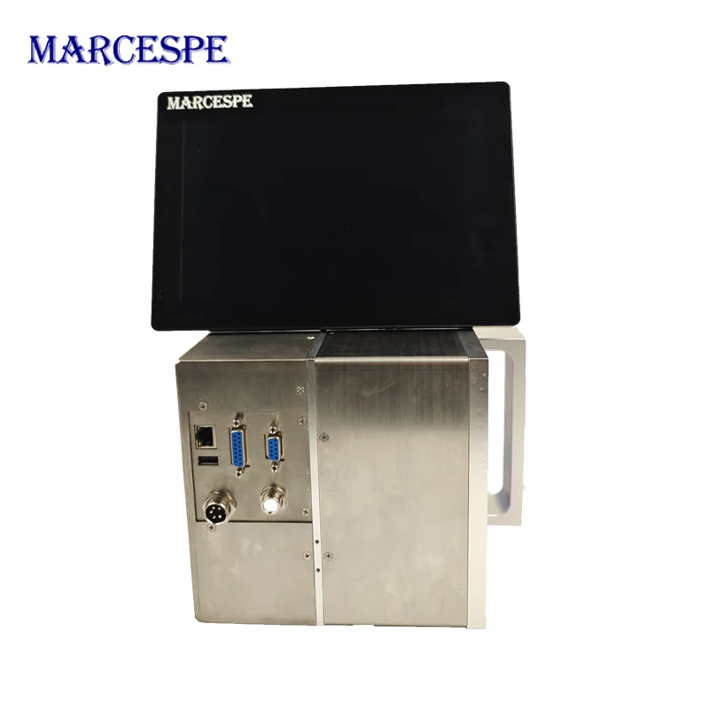 Marcespe  airless UHS SPEED Russian TTO E50 editing QR code on screen directly Thermal Transfer Overprinter  no need computer