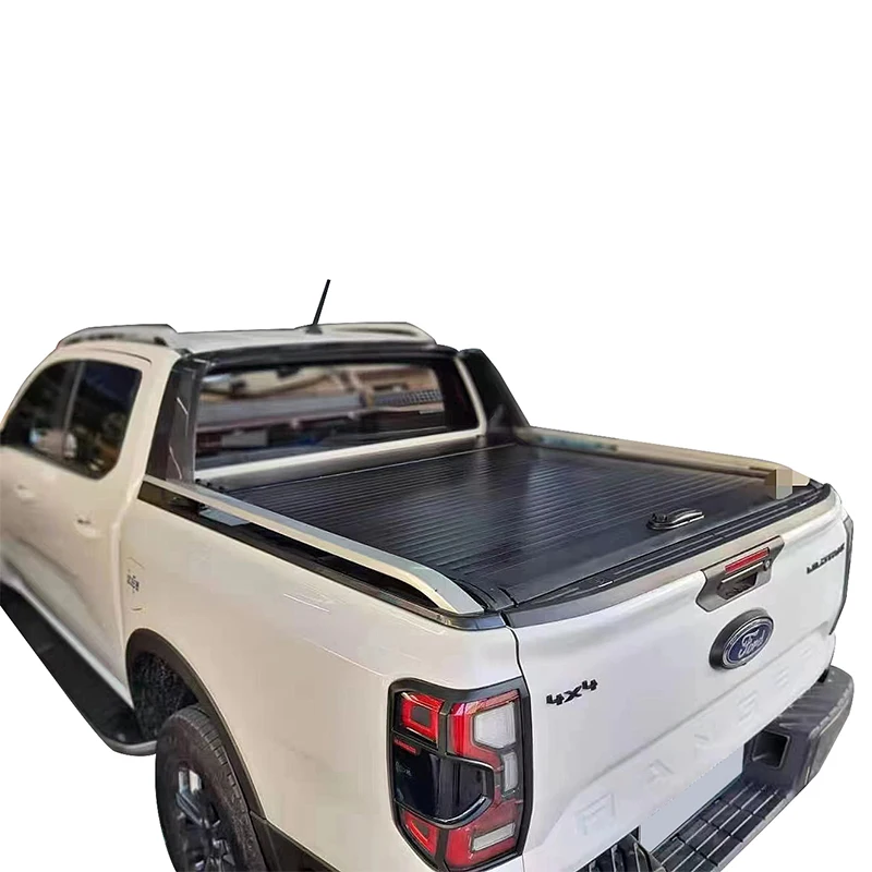 High Quality Aluminum Alloy Pickup Truck Bed Retractable Tonneau Cover For Toyota Tacoma 2022 2023