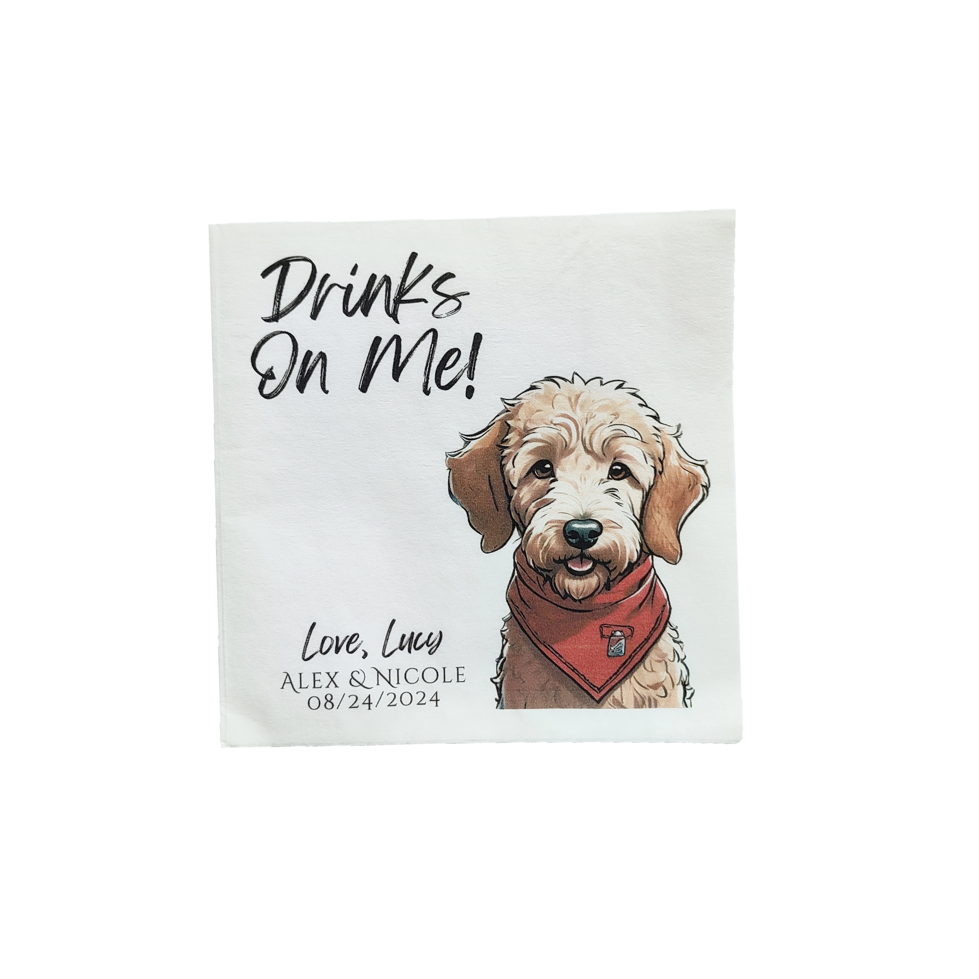 Factory manufacturers custom  restaurant party napkins custom printed white tissue paper napkins with your logo