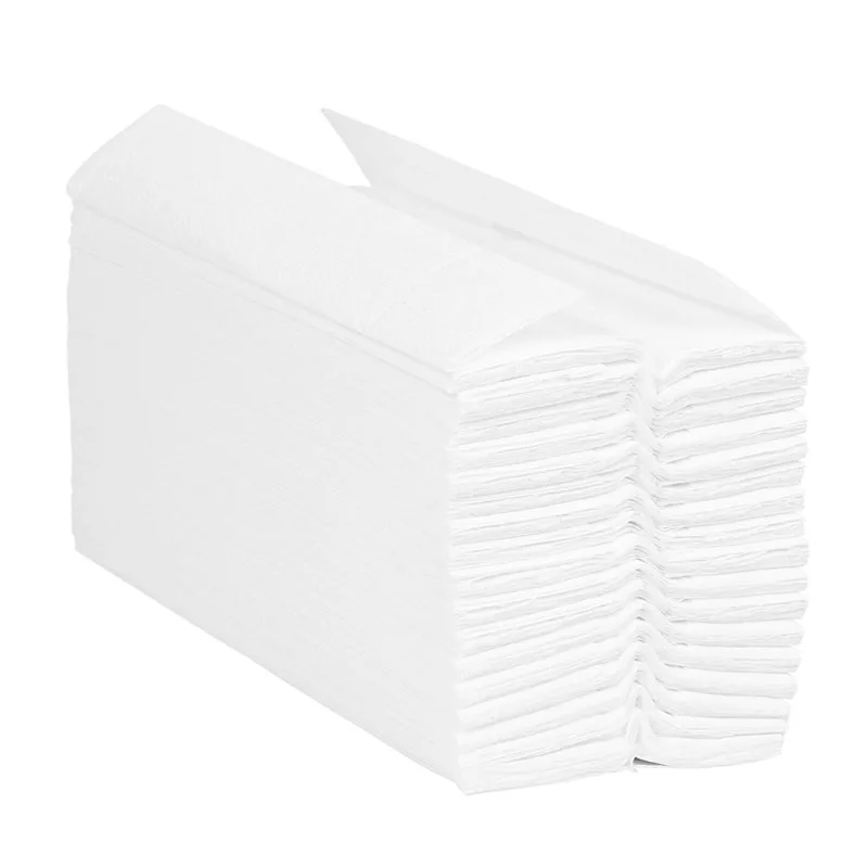 Manufacturer Wholesale 1/2/3ply Virgin Pulp Embossed Multifold White Smile C-Fold Hand Towel Paper Towel