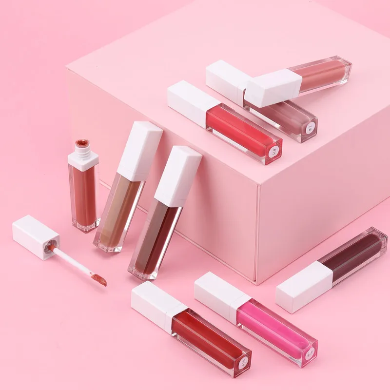 Hot Selling Waterproof Matte Liquid Lipstick Wholesale Vendor Low Moq Make up Lipstick Vegan Cruelty Free High Pigment Lipstick