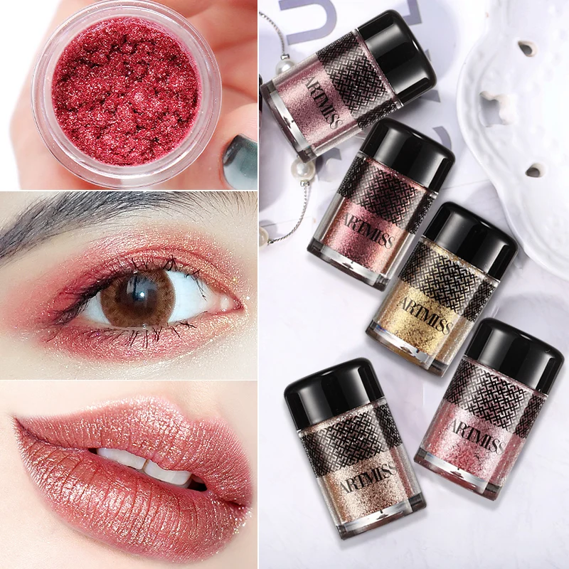 Korean Cosmetic Low Moq Multichrome Waterproof Vegan Highly Pigmented Eyeshadow Palette Make Up Glitter Eyeshadow