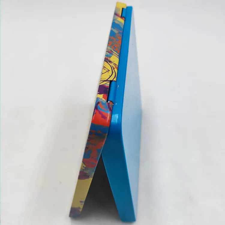 Square Shape Food Grade 2Pc  Metal Can Chocolate Tin Box Chewing Gum Candy Tin Gift Box