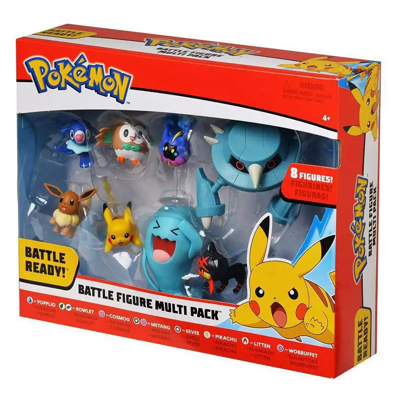Super Cute Mini Pokemoned Figure Pikachu Toys Kids Model Toys 7cm Kawaii Figurine PVC Dolls Japan Anime packet monster Toys