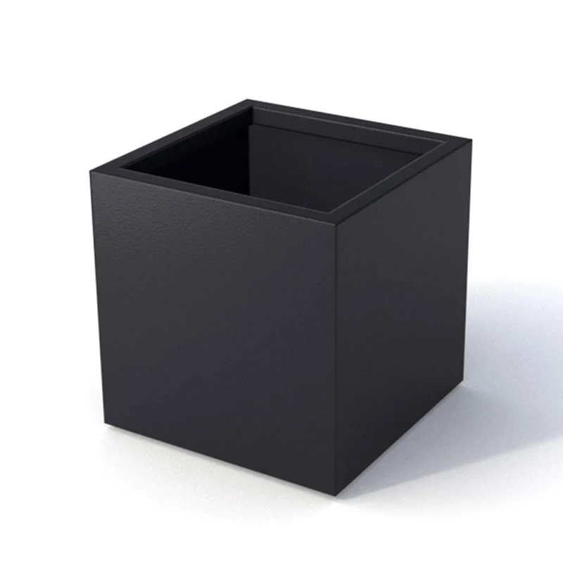 Fashionable Powder Coated Rectangular & Square Aluminum Flower Planter Box with Clean Modern Lines