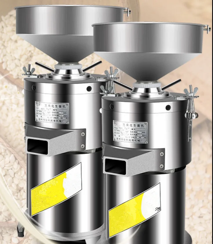 peanut butter grinding machine sesame seeds tahini making machine