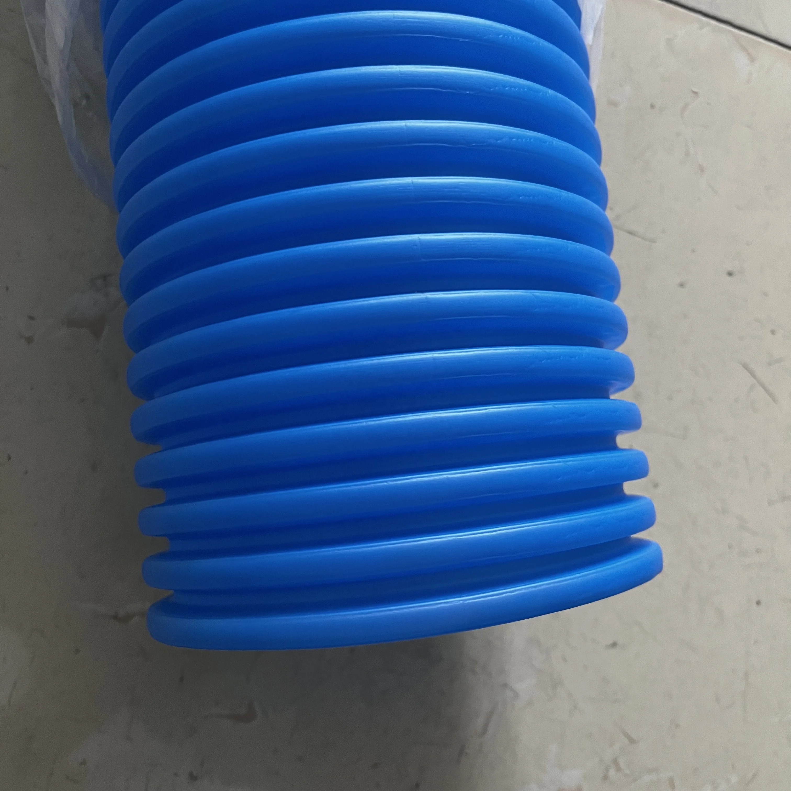 Flexible Plastic Pipe Corrugated Tube Manufacture Pvc Ventilation Duct Pipe