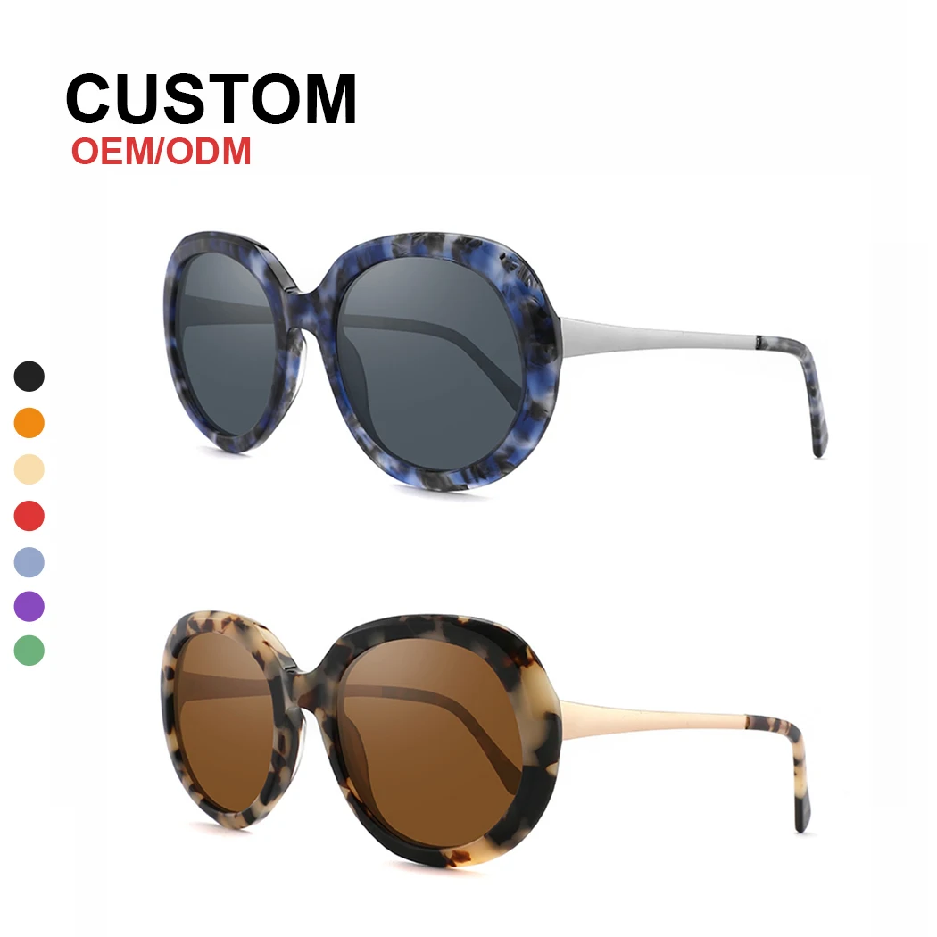 Винтажные круглые солнцезащитные очки в стиле панк на заказ металлические зеркальные UV400 для мужчин и женщин модные индивидуальные